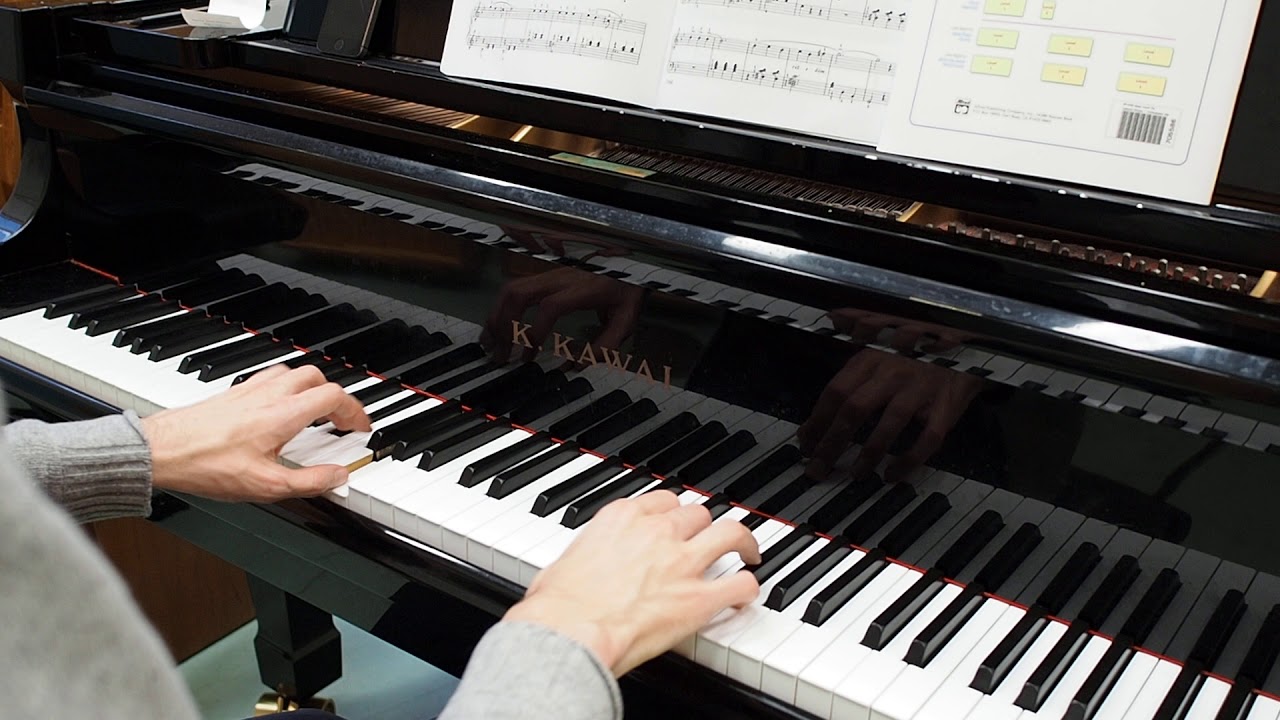 Michael Aaron Adult piano course Book one p60 Waves of the Danube