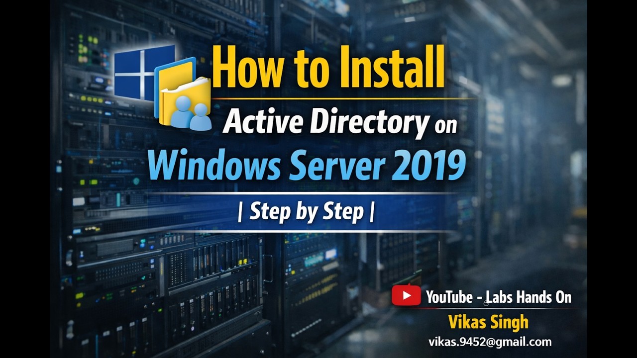 Как установить Active Directory на Windows Server 2019 | Пошаговое руководство по настройке AD DS
