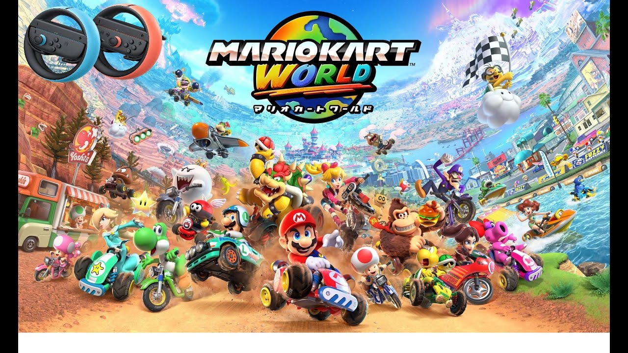 マリオカートワールド  あすいさん主催 若者vsおじ6v6サバイバル  おじ視点