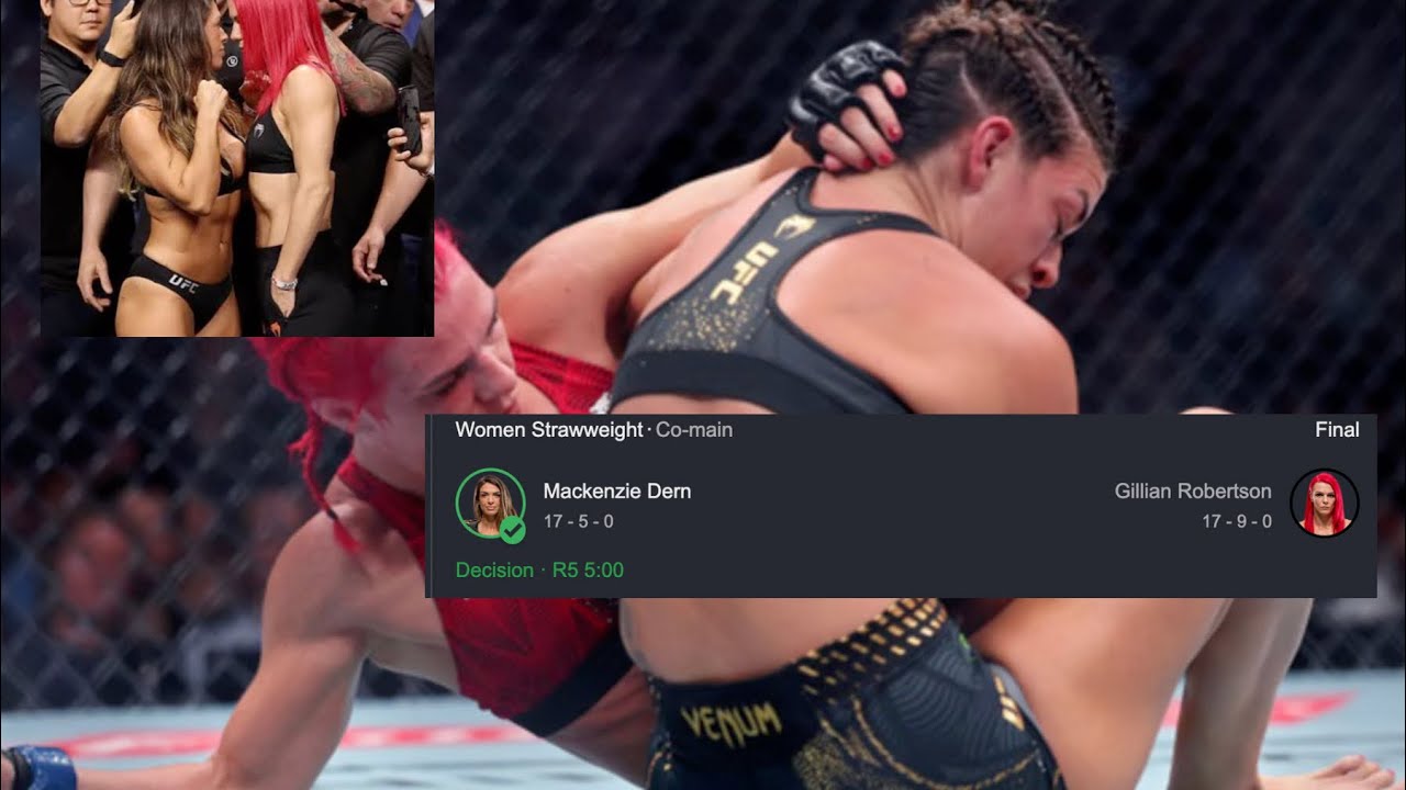 UFC 330 Dern vs Robertson RD1 highlight #ufc330
