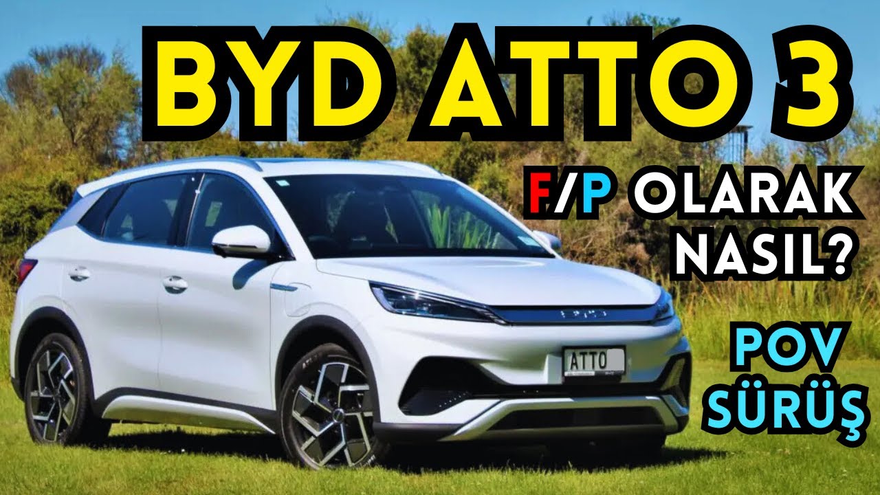 BYD ATTO 3 (204HP) | FİYAT/PERFORMANS OLARAK NASIL? | TOGG T10X'DEN İYİ Mİ? | POV TEST SÜRÜŞÜ | 4K