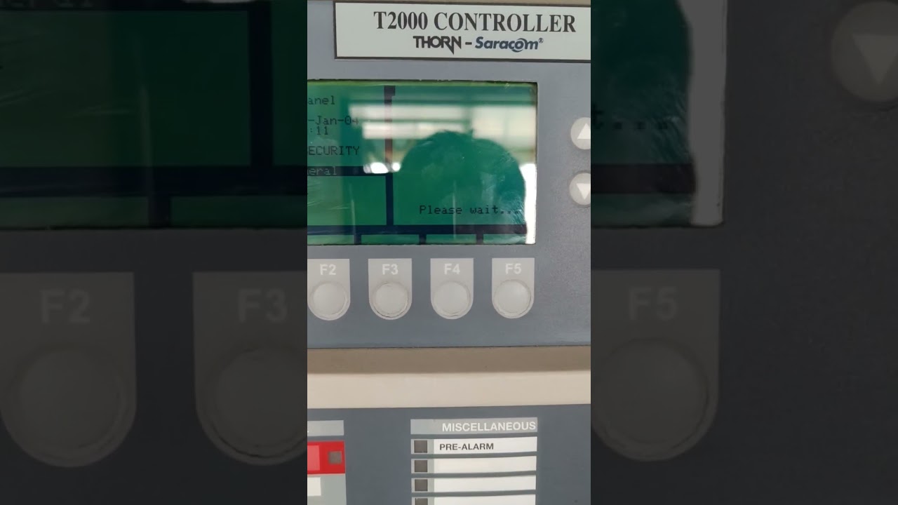 Minerva T2000 fire alarm system.