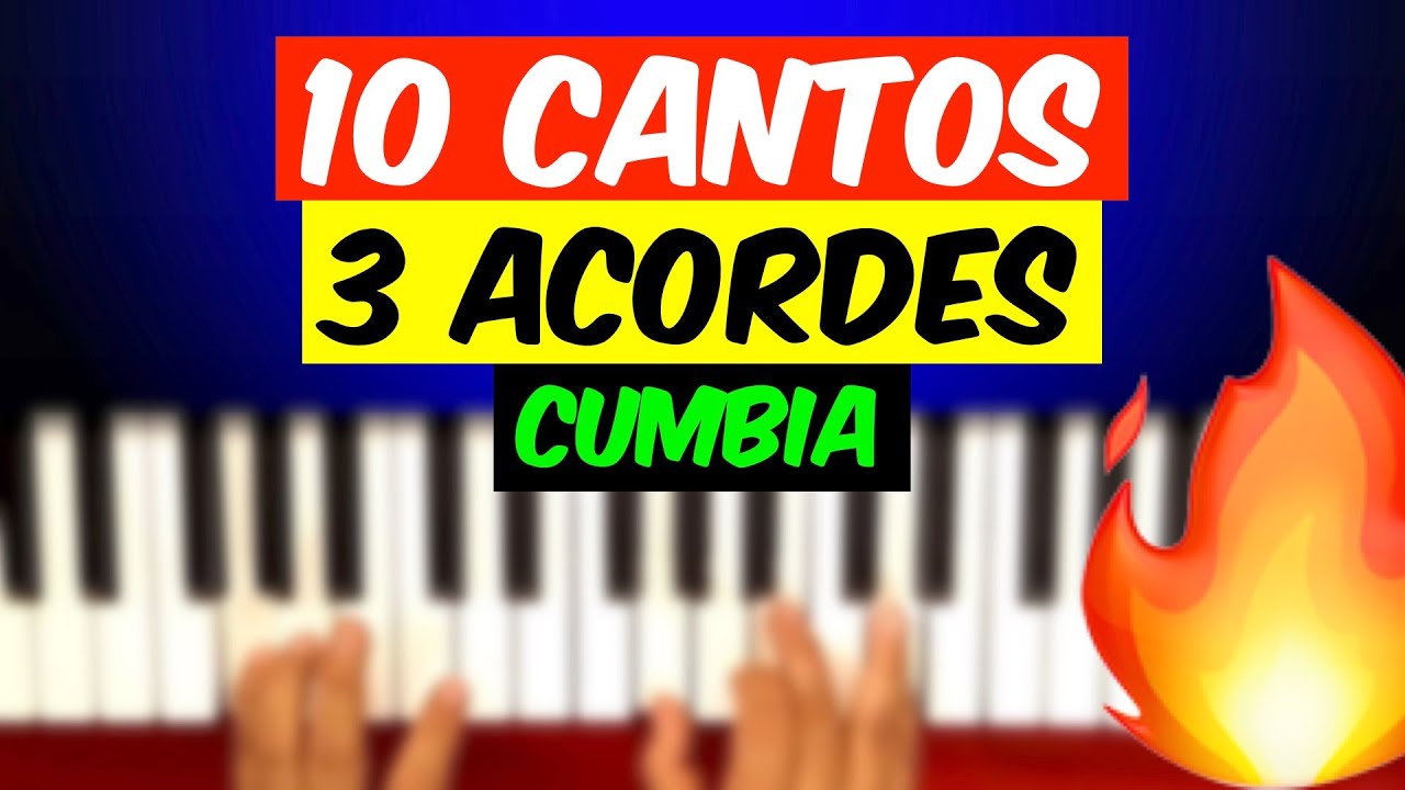 🔥 10 Cantos En Cumbia Con Solo 3 Acordes | Prisca Piano