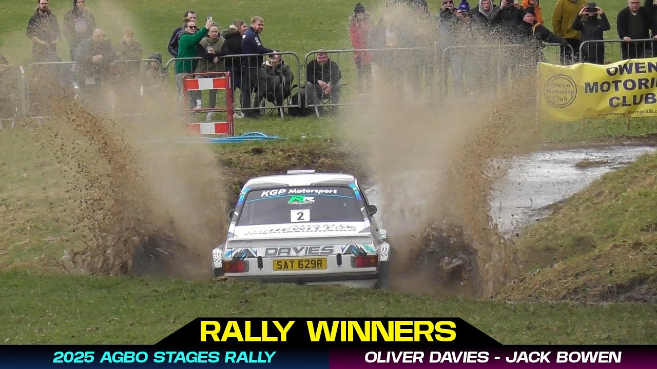 2025 AGBO Stages Rally - Oliver Davies & Jack Bowen - Ford Escort MK2 - Car 2