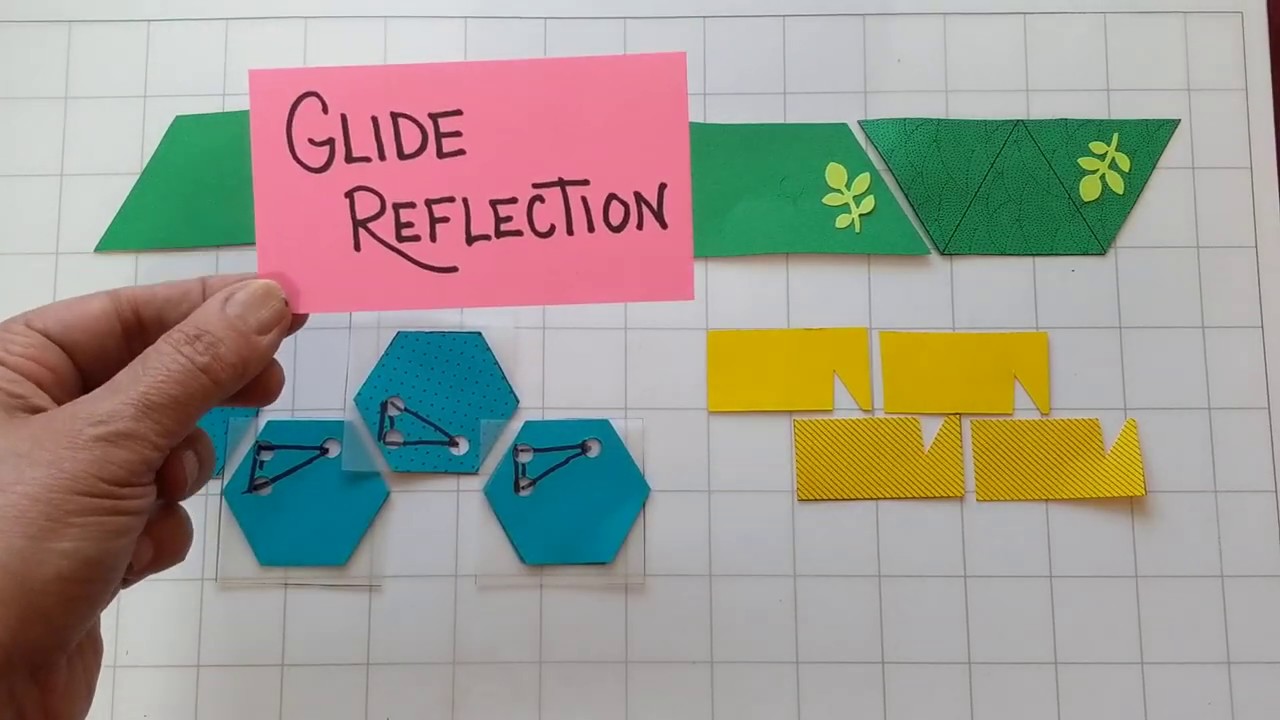 Glide Reflection, Frieze Symmetry F2, Explained