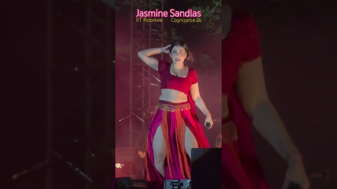 Jasmine Sandlas concert Cognizance26 IIT Roorkee #jasmine #shorts #iit #iitroorkee #viral #tarassong
