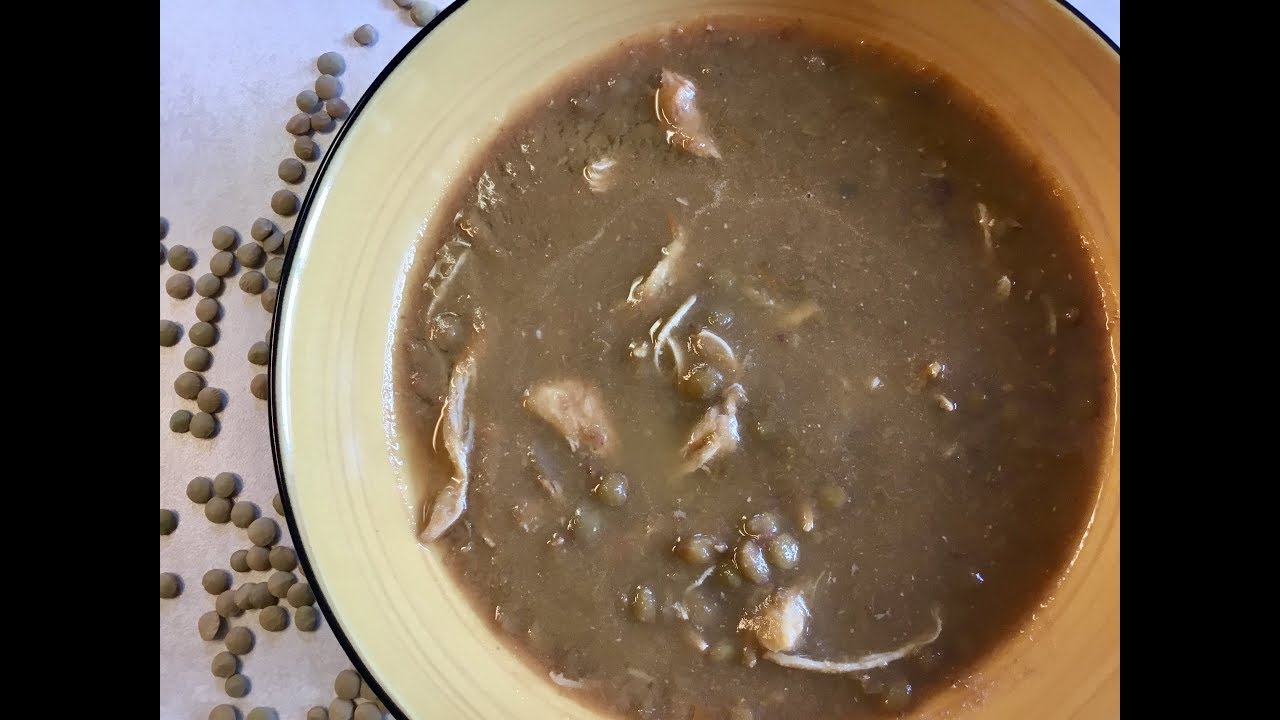 SOPA DE POLLO CON LENTEJAS - Recetas Nutritivas - HECHOxMAMÁ
