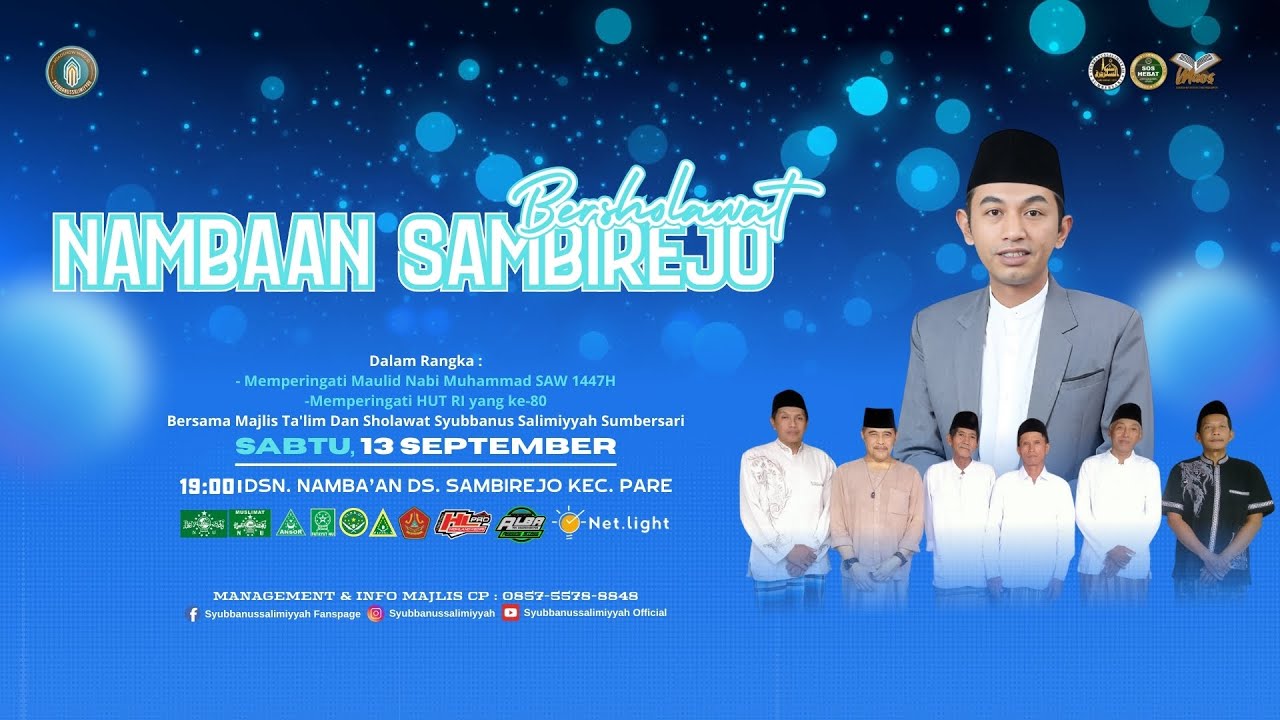 🔴NAMBA'AN BERSHOLAWAT BERSAMA MAJLIS TA`LIM & SHOLAWAT SYUBBANUSSALIMIYYAH KEPUNG KEDIRI