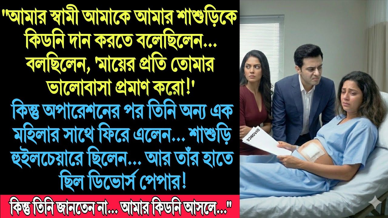 শাশুড়িকে কিডনি দেওয়ার পুরস্কার ডিভোর্স পেপার? শেষে যা হলো কেউ ভাবেনি! |Love 0.1