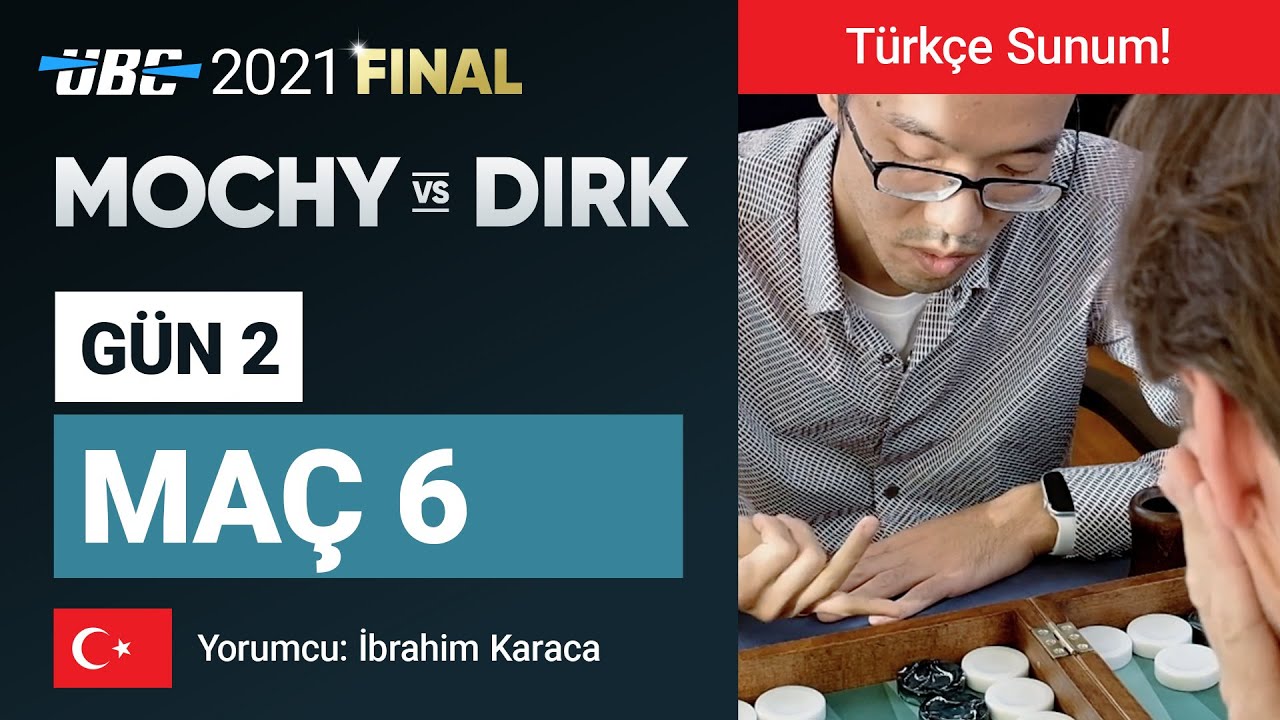 UBC 2021 Final: MOCHY vs DIRK (Match 6) Backgammon