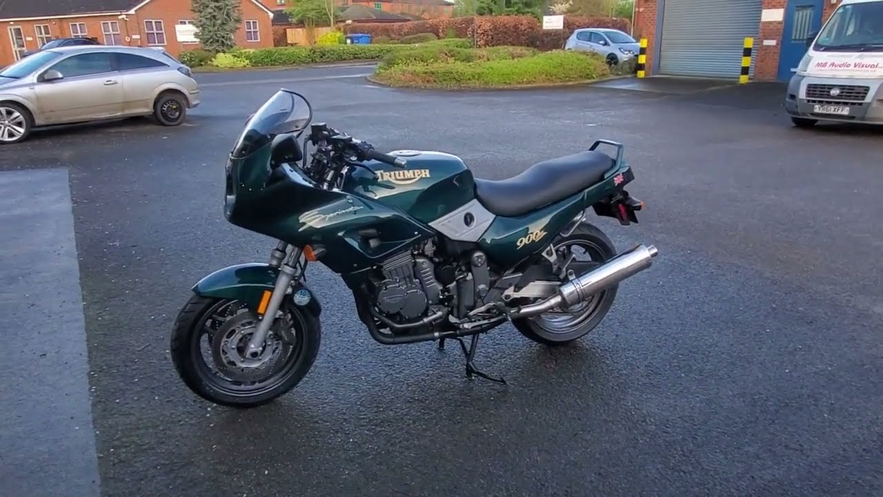 A Classic Triumph, back to it's former glory and ready for the road.