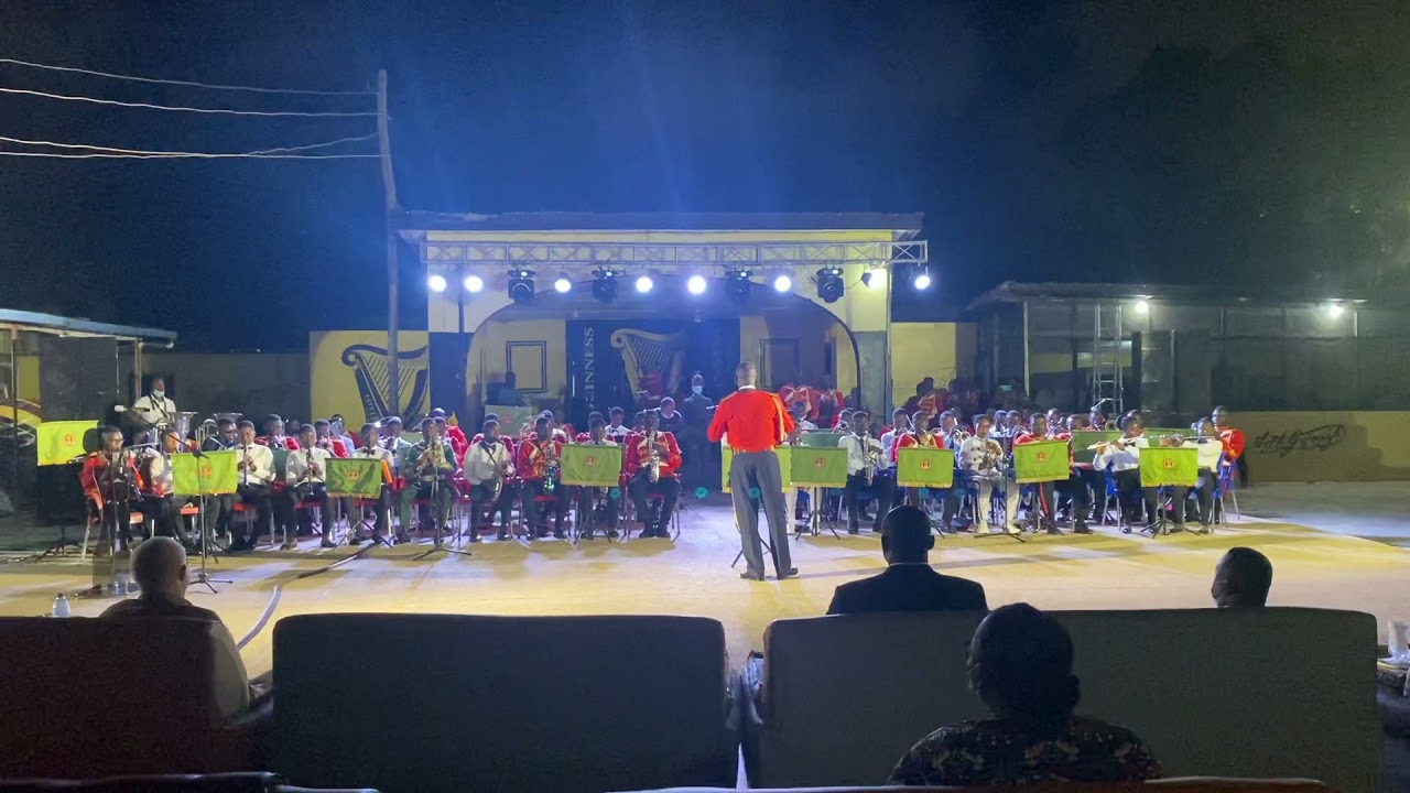 Wonderful Perfomace by Ghana Armed Forces Music School Band. Military Band -Marching song