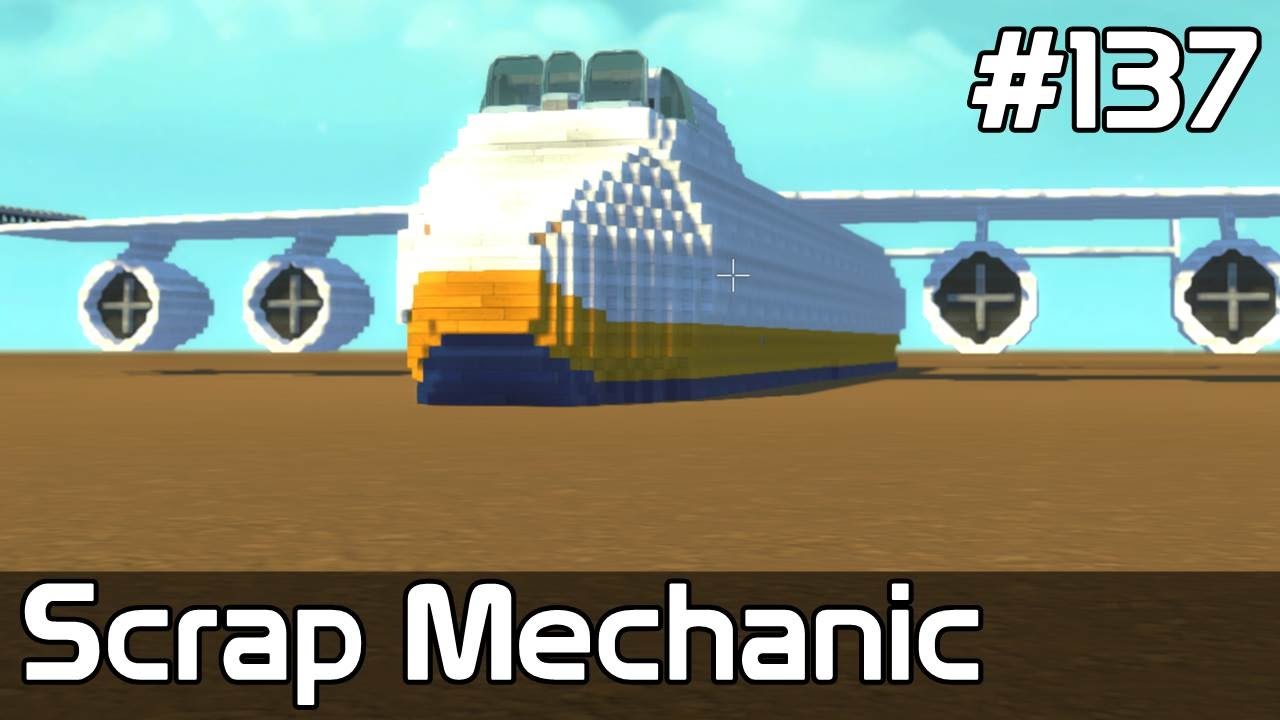 Scrap Mechanic Po Polsku [#137] ROZPADAJĄCY się Samolot /z Plaga