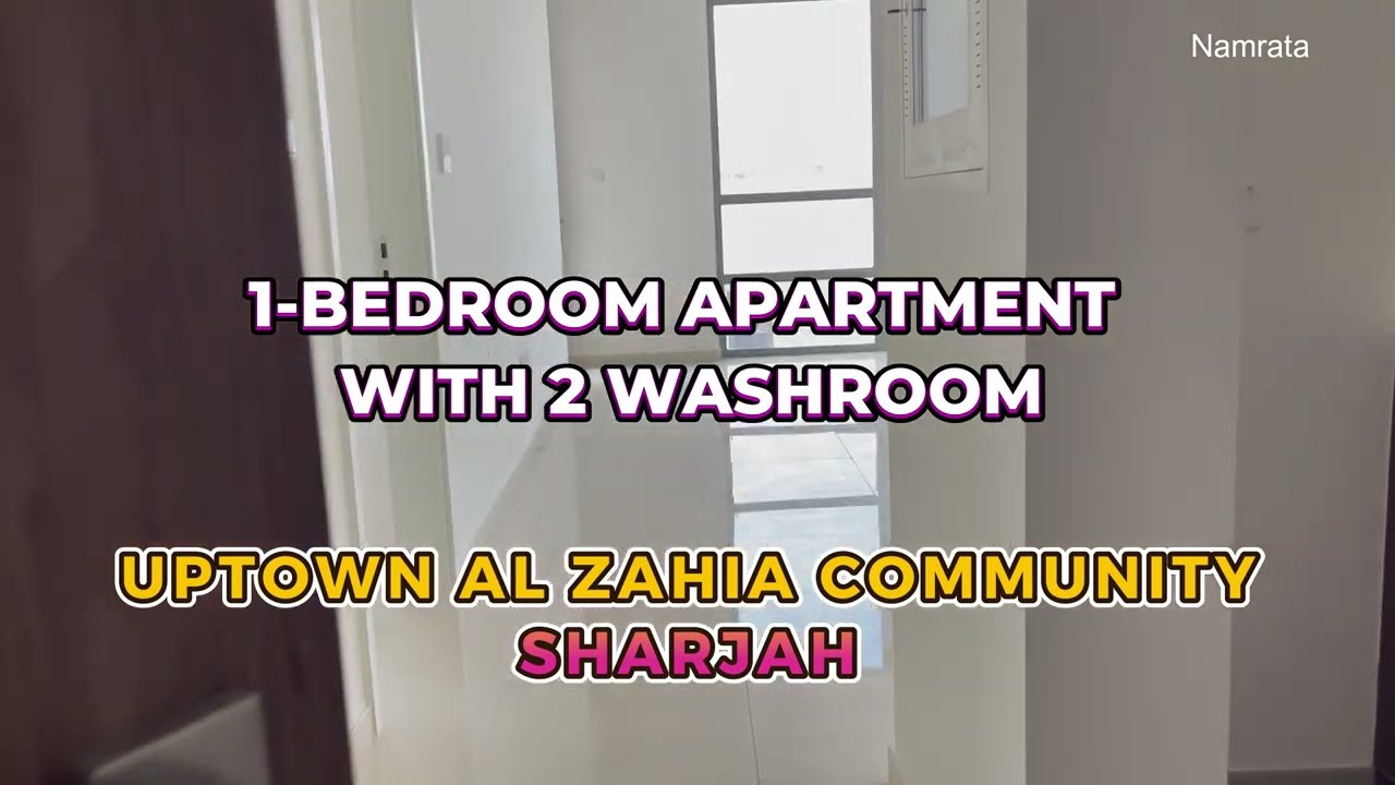 1-Bedroom Apartment with 2 Washroom at Uptown Al Zahia Community