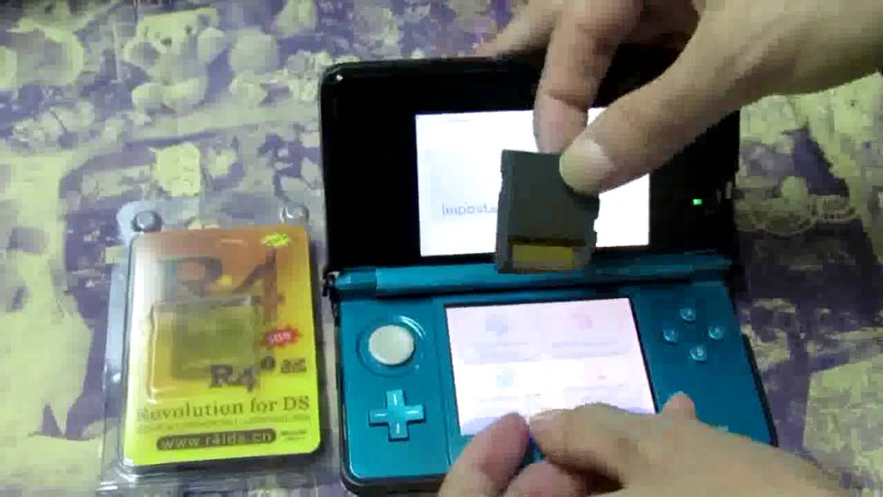 Wood R4i Gold 3DS RTS(r4ids.cn) flashcart work on  3DS v6.3.0-12U/E/J