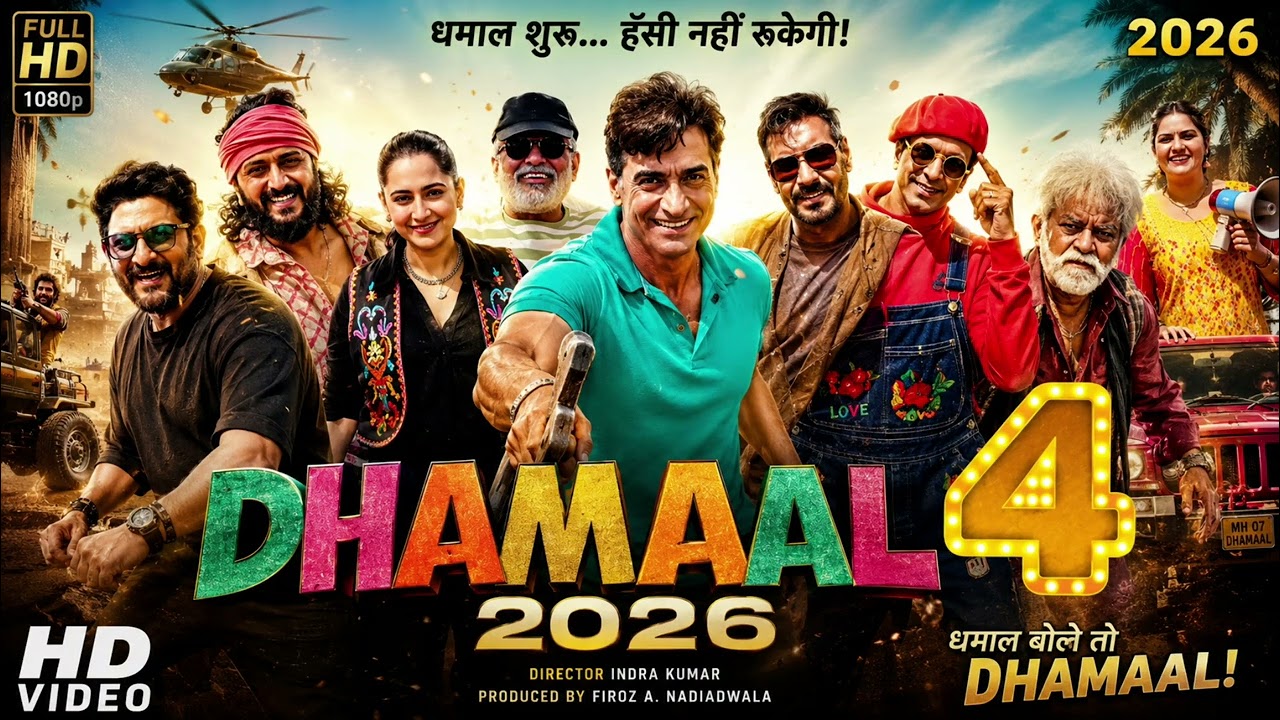 DHAMAAL 4 (2026) Full Hindi Movie HD | Ajay Devgn | Arshad Warsi | Javed  | New Comedy Movie 2026
