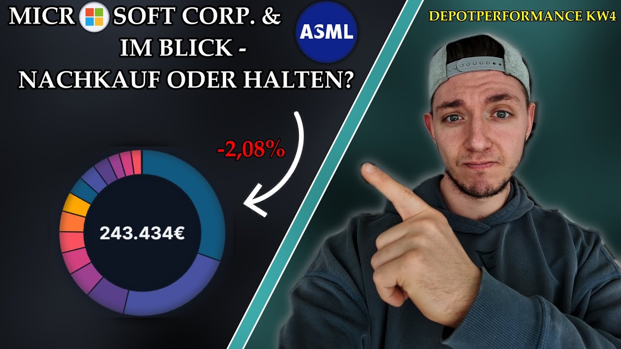 Microsoft Corp. & ASML Hold. im Blick | Depotperformance -2,08% KW4
