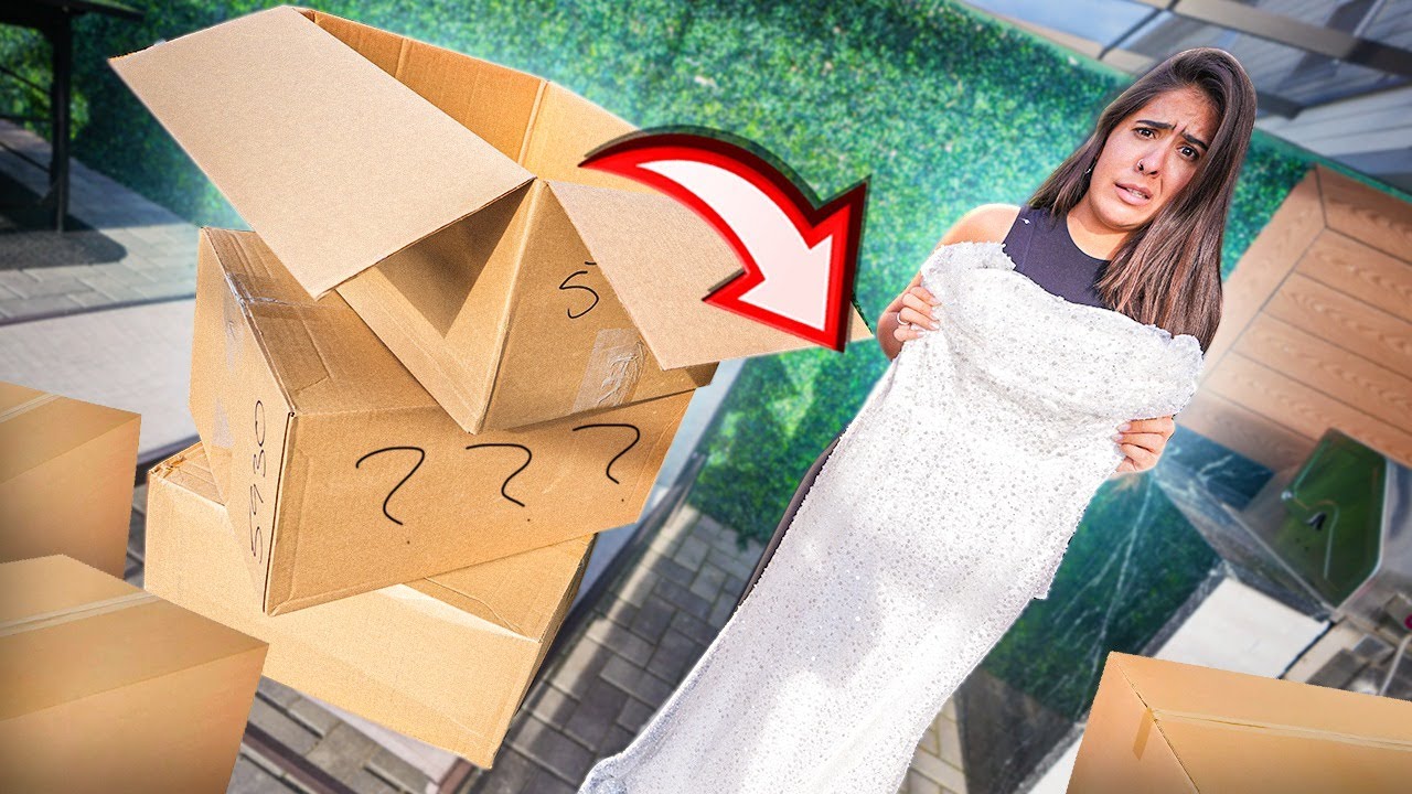 ACHEI UM VESTIDO DE NOIVA EM UMA CAIXA MISTERIOSA