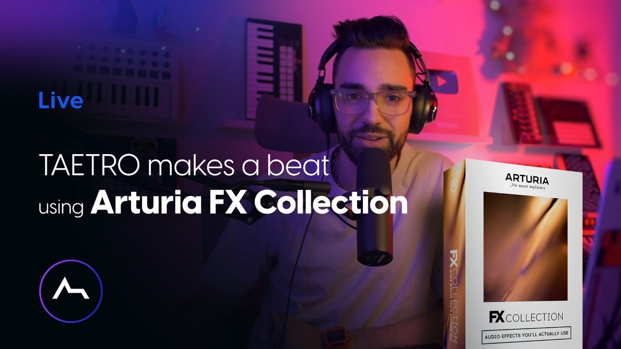 @Taetro makes a beat using @ArturiaOfficial FX Collection for ADSR