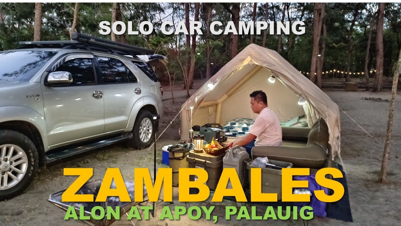 SOLO CAR CAMPING | PALAUIG ZAMBALES | Beach Camping