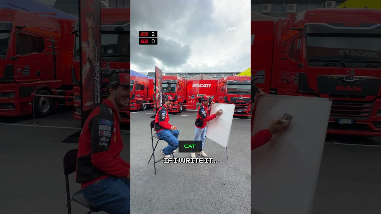 Marc and Pecco play Pictionary!