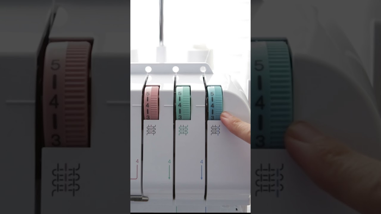 ✂️ How to Sew a Rolled Hem on a Brother 1034DX Serger | Serger Tips for Beginners