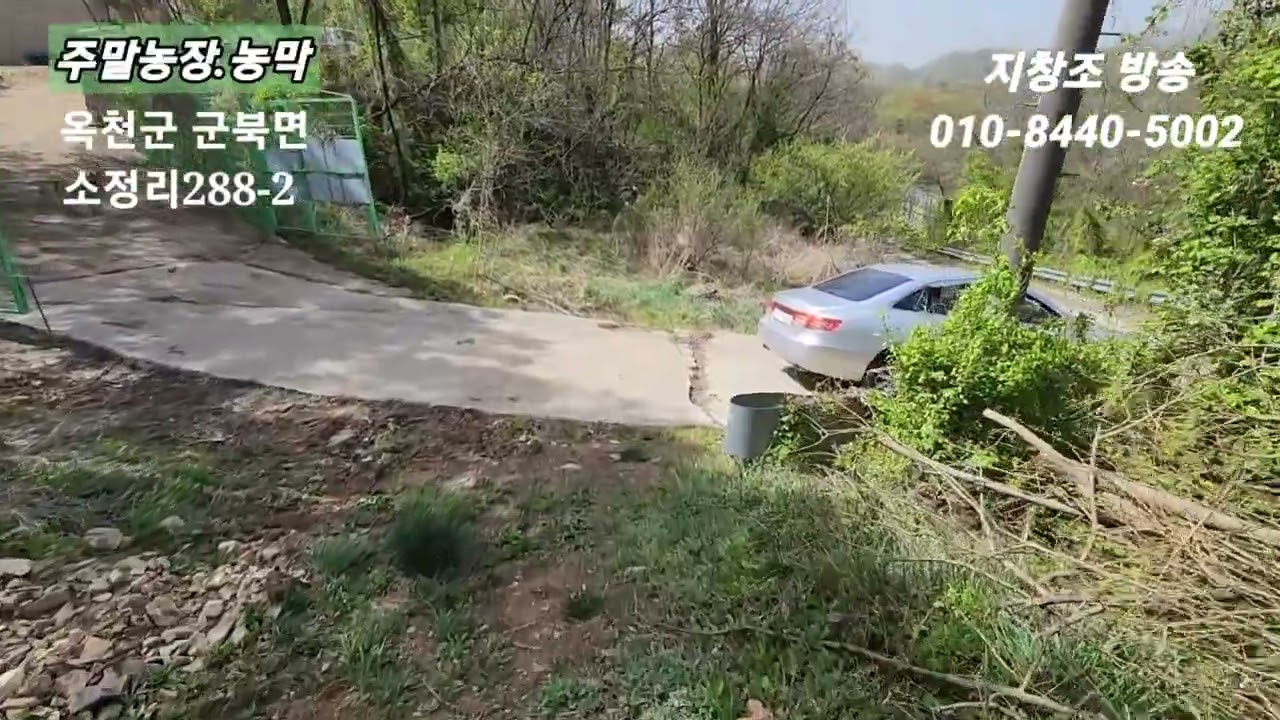 [대청호뷰]옥천군 군북면소정리288-2 전.259평
