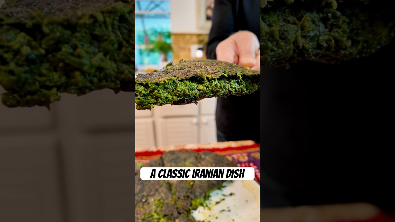 Let&rsquo;s make an Iranian Vegetarian Classic - Kuku Sabzi #iranianfood #persianfood #recipe #cooking