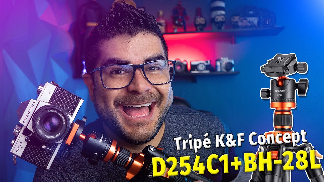 🔪📦 | TRIPÉ K&F Concept  -- D254C1+BH-28L