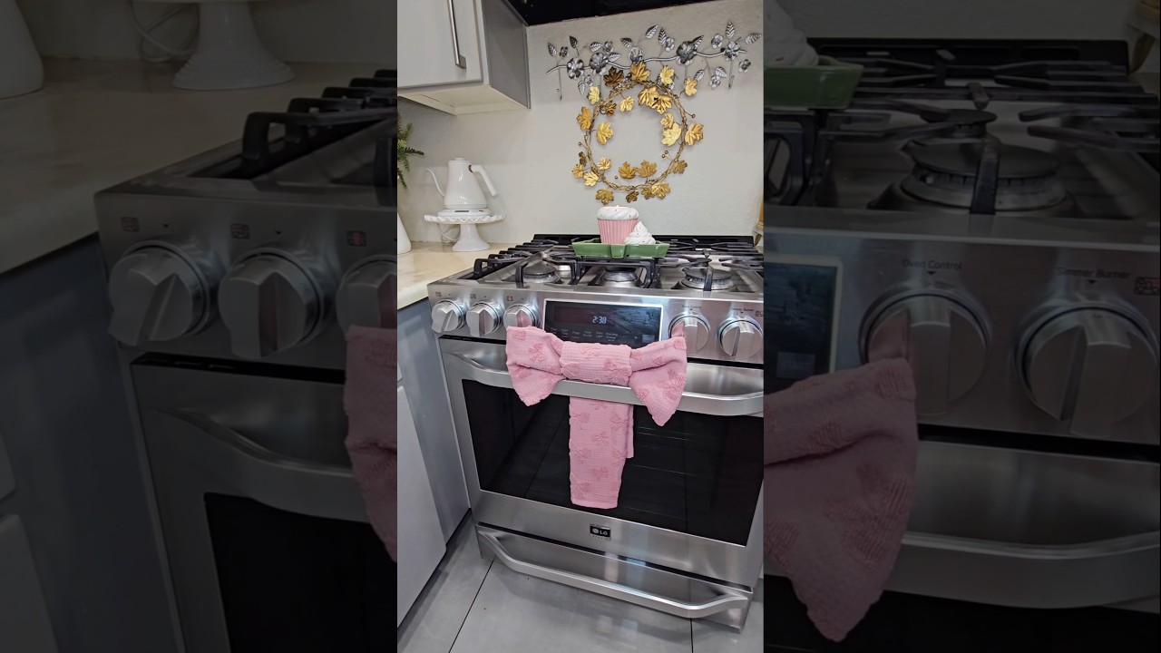 Idea para poner las toallas en la estufa. DIY manualidades.  #decoracionesdelhogar #homedecor #ideas