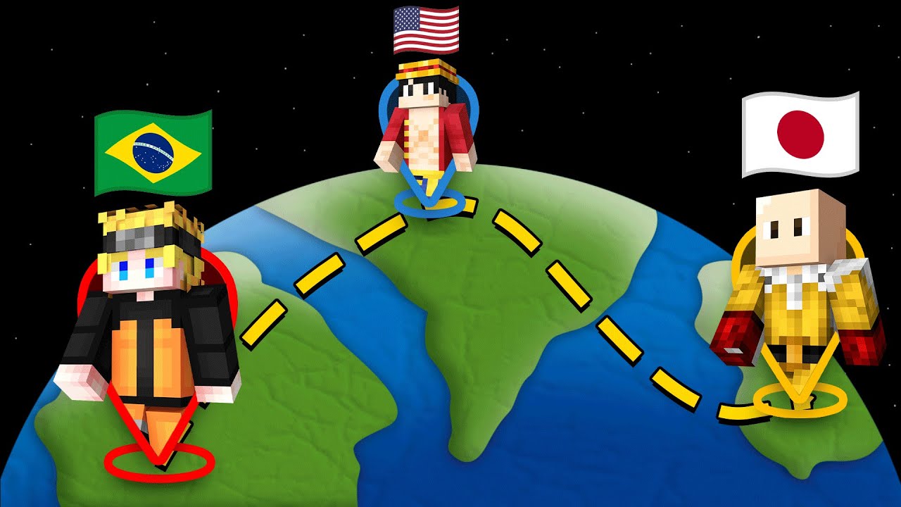 🌍 MODO DOMINAÇÃO com ANIMES!