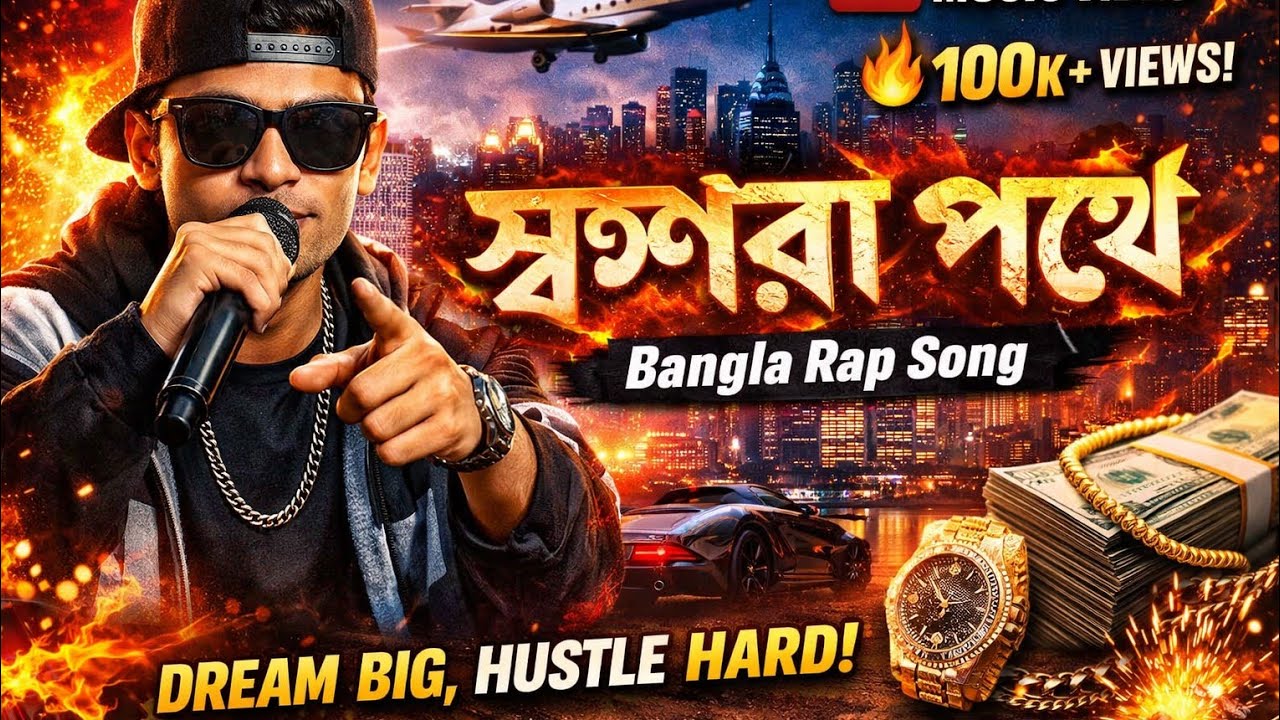 স্বপ্ন থেকে সুপারস্টার 🔥 | রাস্তায় আমার নাম | Bangla Rap Song 2026