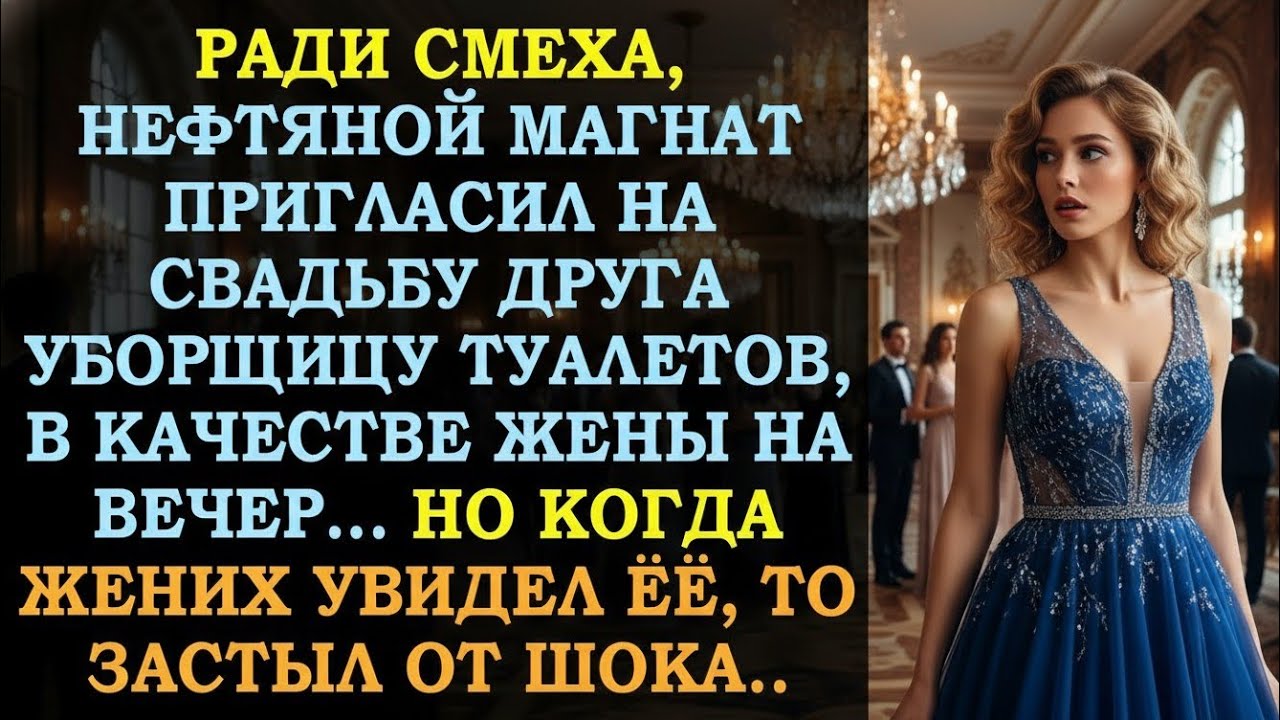 Ради смеха, нефтяной магнат пригласил уборщицу туалетов в качестве жены на вечер. Но когда она вошла