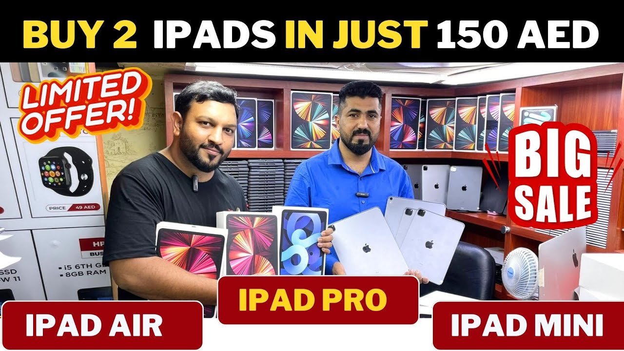 Apple iPad Air ,Ipad Pro M1,M2  Prices In DUBAI | IPad mini 6 |Latest Prices Ipads in Dubai Market