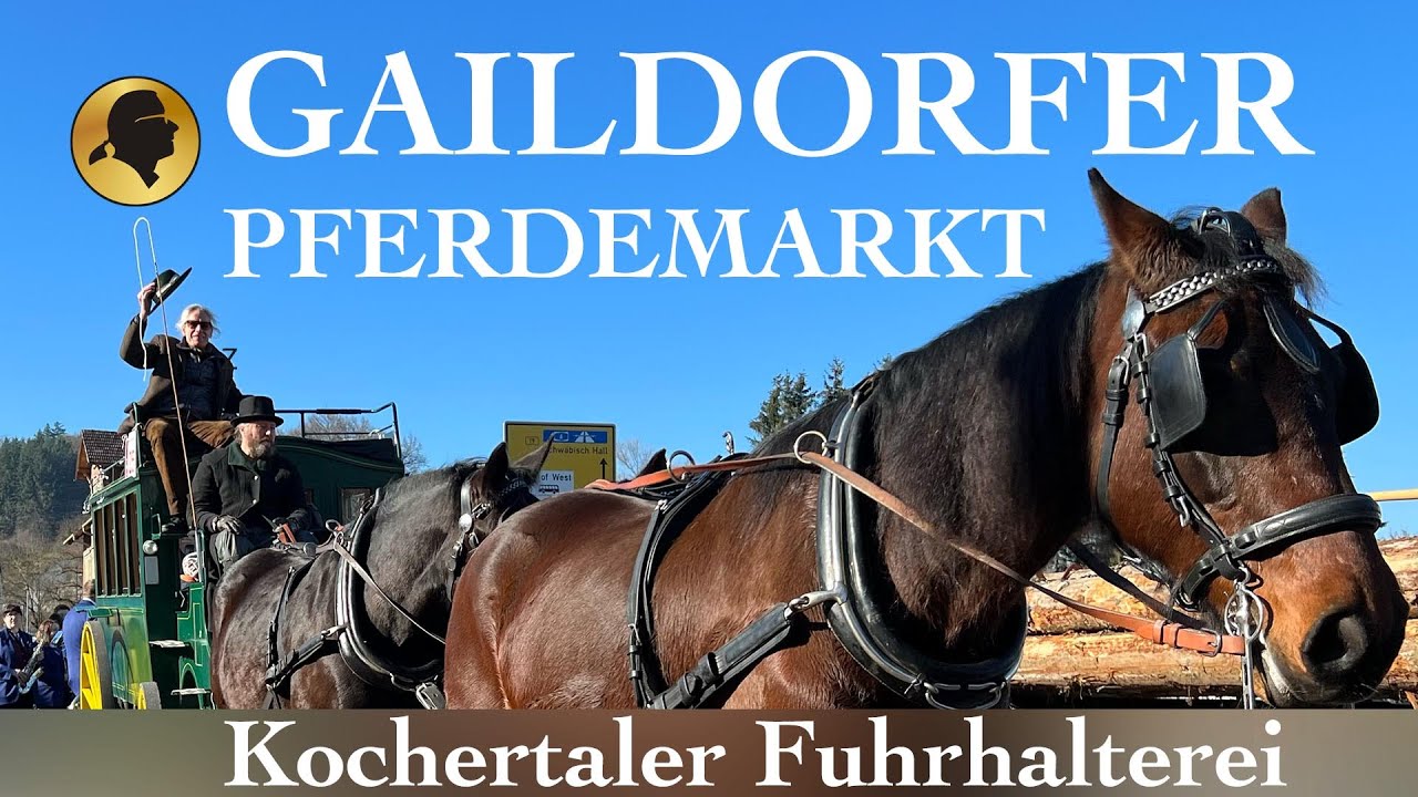 Gaildorfer Pferdemarkt mit Kochertaler Fuhrhalterei