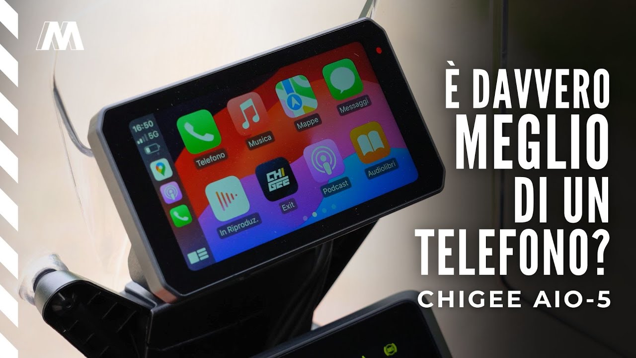 Apple CarPlay in moto? FIGATA MA... || Chigee AIO-5, la prova di MOW