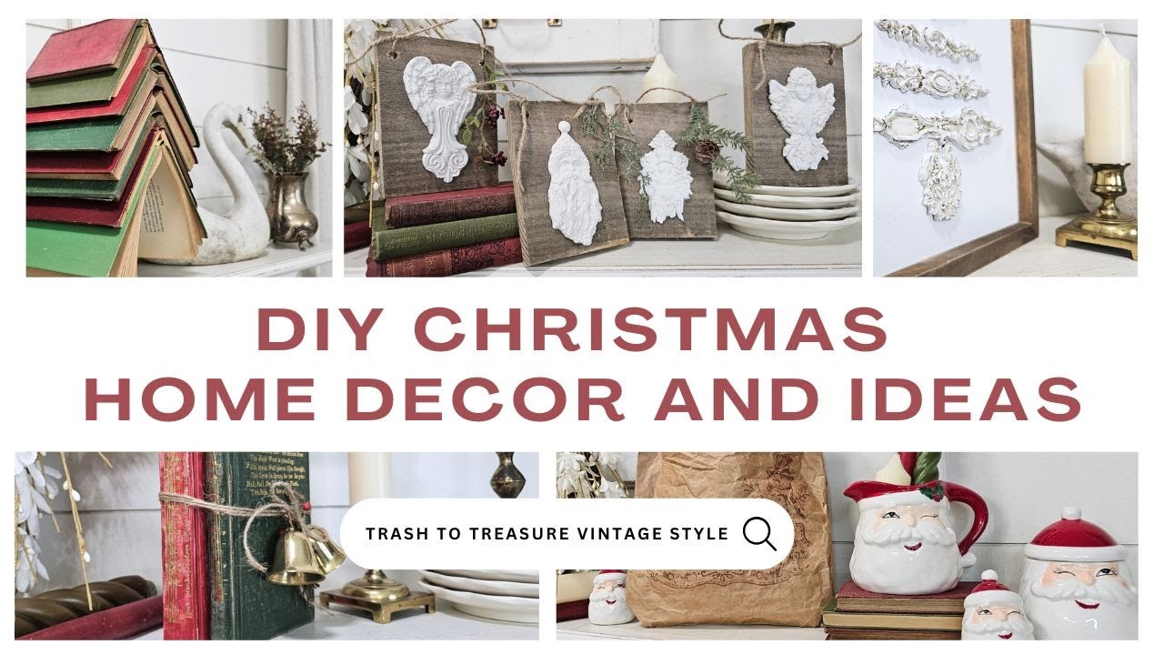 Best 5 Budget-Friendly Thrift Store Craft Ideas • Goodwill Flips • Trash to Treasure Christmas DIYs