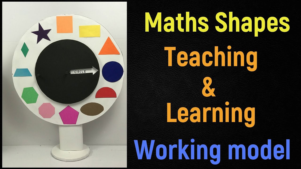 Maths shapes TLM working model | Teaching model for B.Ed | Teaching & Learning model for teachers