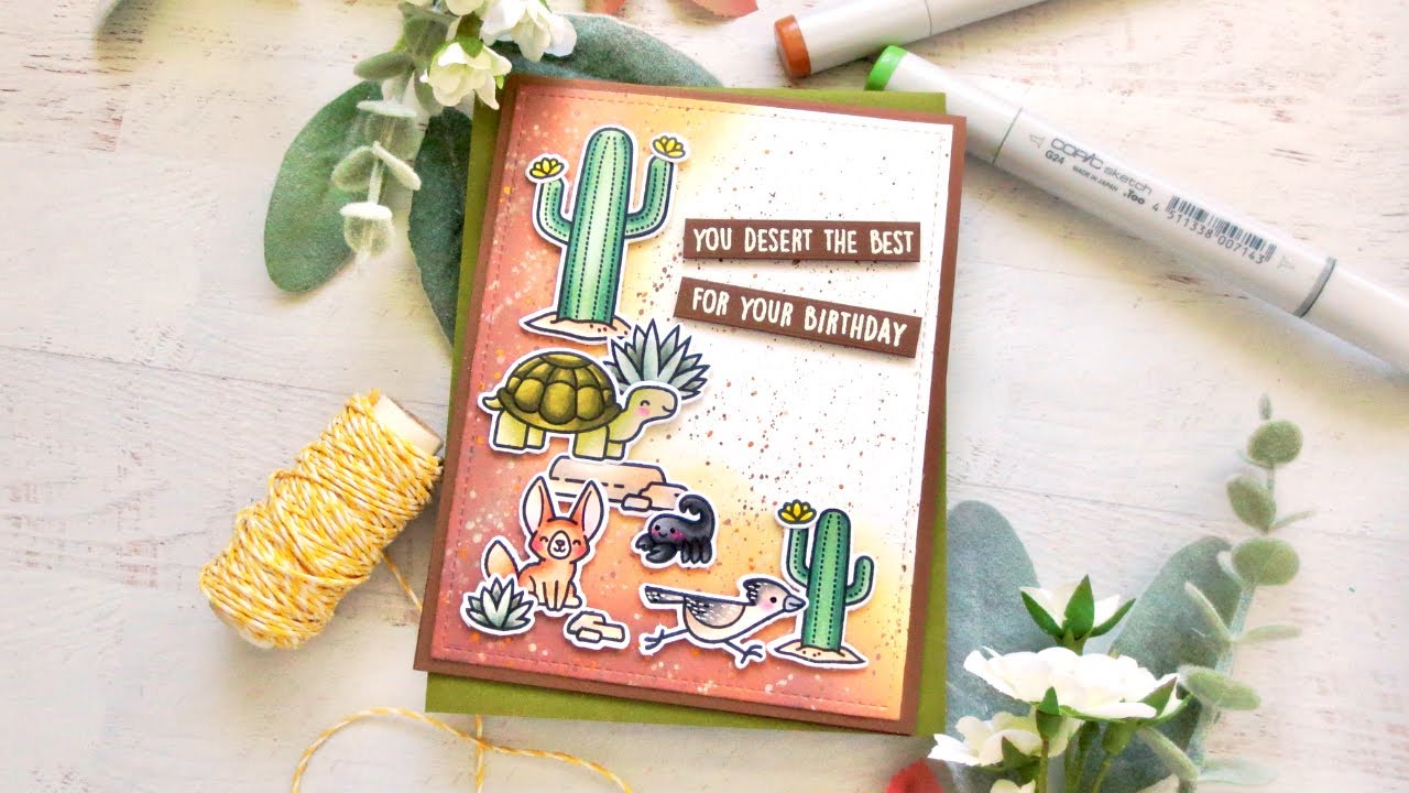 Collage-style card with Christy