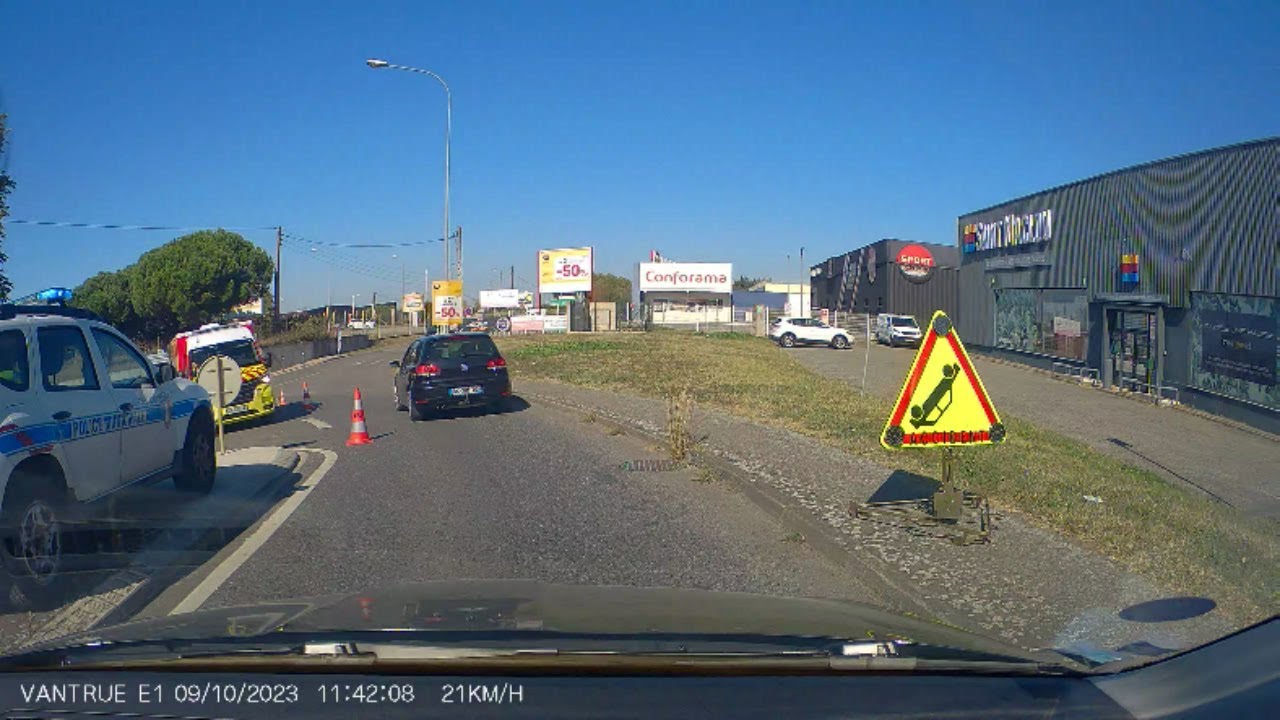 Daily Observation 20 Dashcam France. Vantrue E1