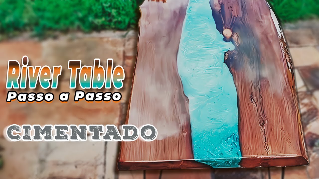 Mesa River Table Cimentada Gaste Pouco Ganhe MUITO
