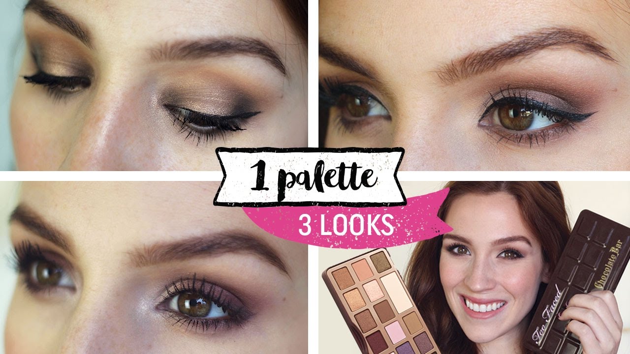 Chocolate Bar | TOO FACED - 3 looks !