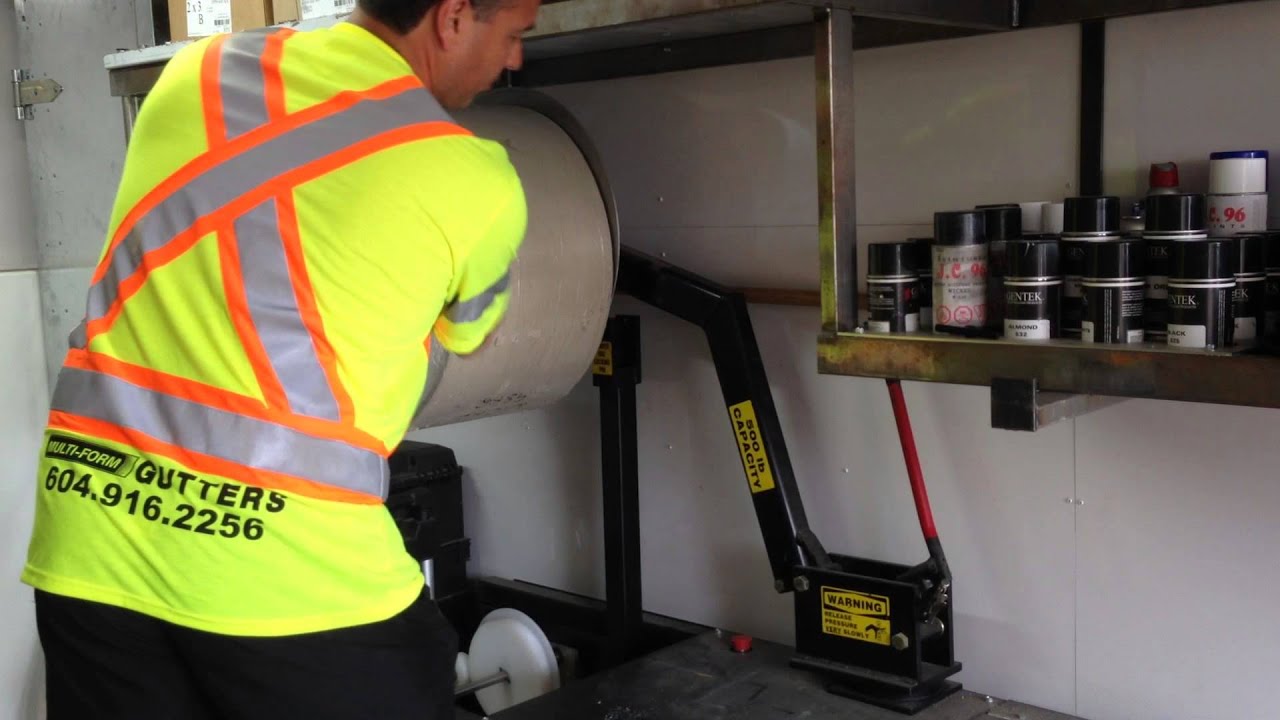 Gutter Coil Loading System