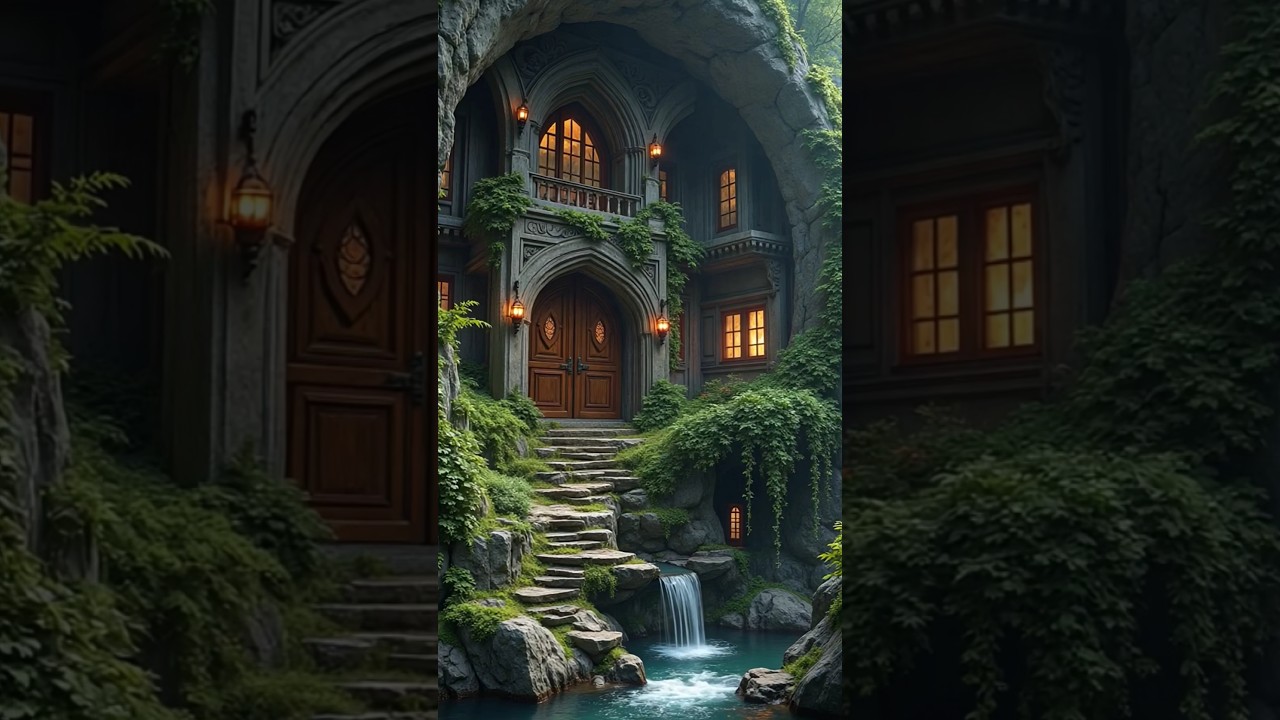 Hidden Ancient Cave House 🌿✨ | Mysterious Underground Living! 