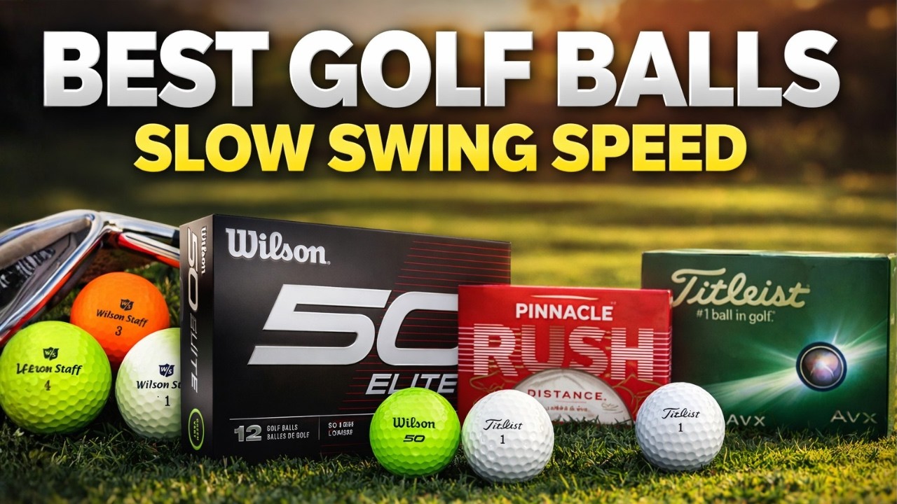Best Golf Balls For Slow Swing Speed (Top 5 Ranked)
