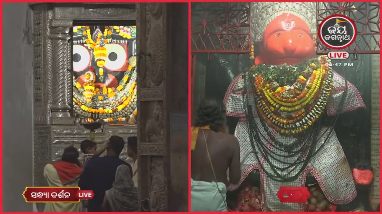 ଆଜି(16-Feb)ଦକ୍ଷିଣଦ୍ୱାର ବଡେହନୁମାନଙ୍କ ସନ୍ଧ୍ୟାଆଳତୀ | Jay JagannathTV