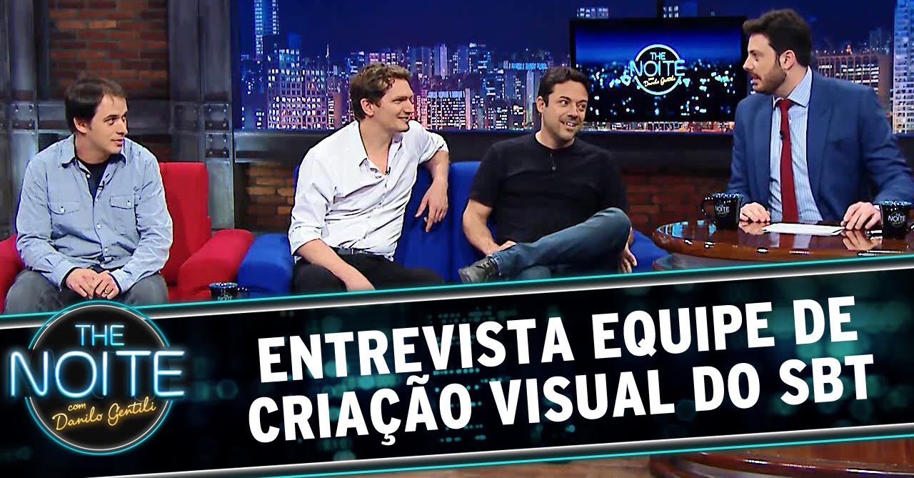 The Noite (24/11/14) - Entrevista Equipe de Cria&ccedil;&atilde;o Visual SBT