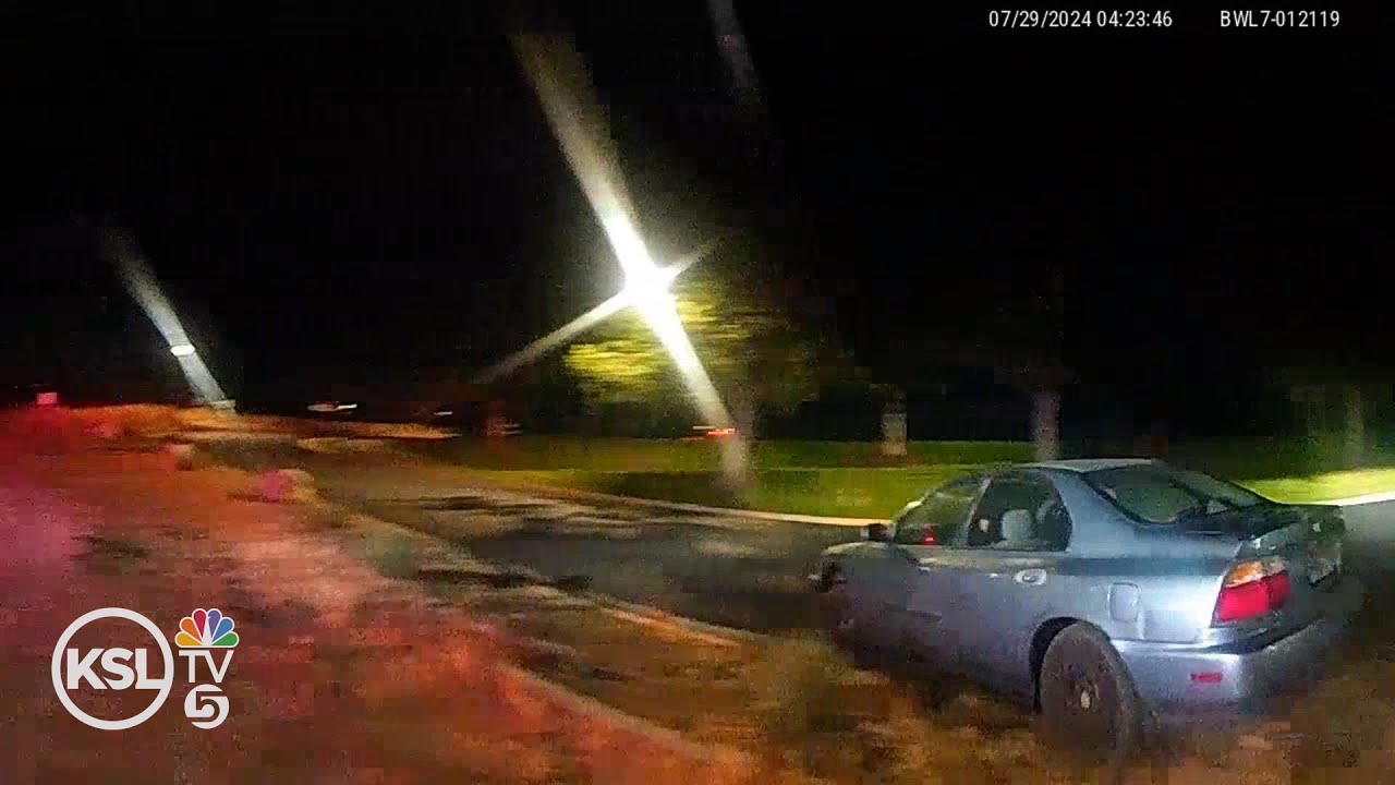 POLICE CHASE: Utah man flees from Sandy officer with officer reporting he was almost hit by driver