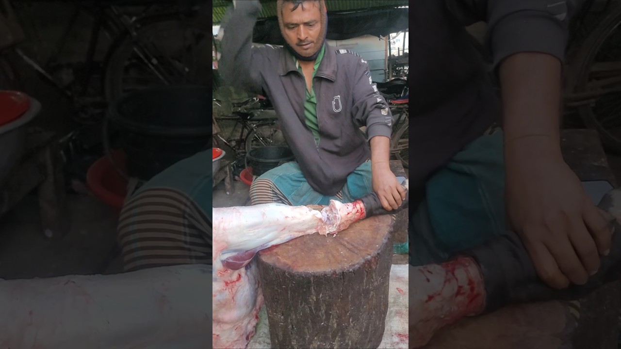Exclusive Cow Paya🍖Cutting Skills #meatbd #reels #shorts #meat #food #foryou