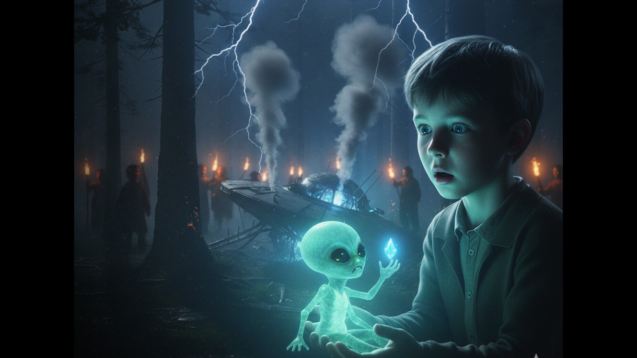 😱👽💙“The Boy Who Saved a Tiny Alien 👽💙”